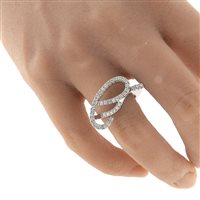 Anello Fanton Gioielli Donna ANELLI DIAMANTI in Oro bianco Diamante 0.59 Ct ANOR-41-52 - ANOR-41-52